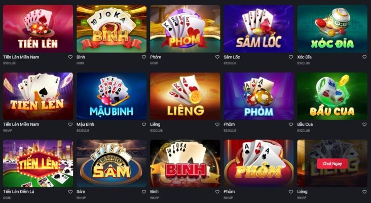 Game bài rút tiền mặt là những trò chơi bài online như Tiến Lên, Phỏm, Mậu Binh, Poker hay Xì Tố