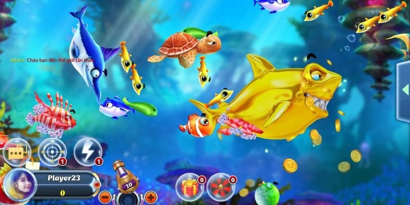 Bắn Cá Online HD nổi bật nhờ giao diện full HD hỗ trợ đa nền tảng
